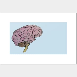 Just a brain Posters and Art